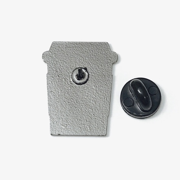 Coffee, Scrubs and Rubber Gloves Enamel Lapel Pin - Picture 5 of 6